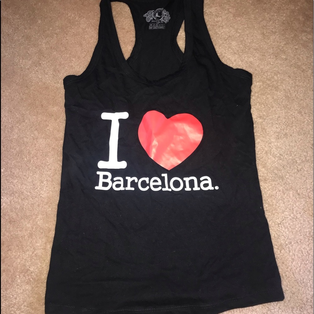 Tank top- I ❤️ Barcelona